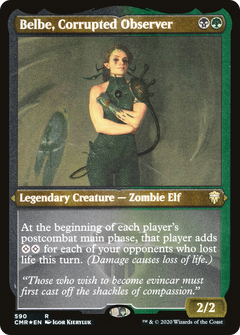 Belbe, Corrupted Observer (Etched) [Commander Legends]-1