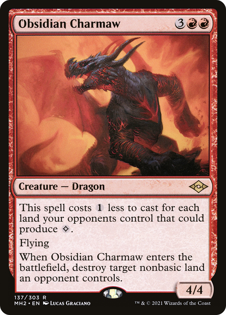 Obsidian Charmaw [Modern Horizons 2]-1