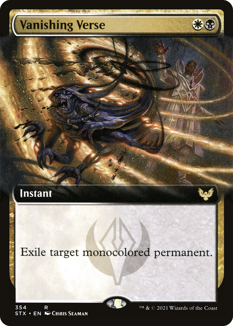 Vanishing Verse (Extended Art) (STX-354) - Strixhaven: School of Mages: (Extended Art) Foil-1