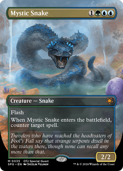 Mystic Snake (Borderless) [Outlaws of Thunder Junction Special Guests]-1