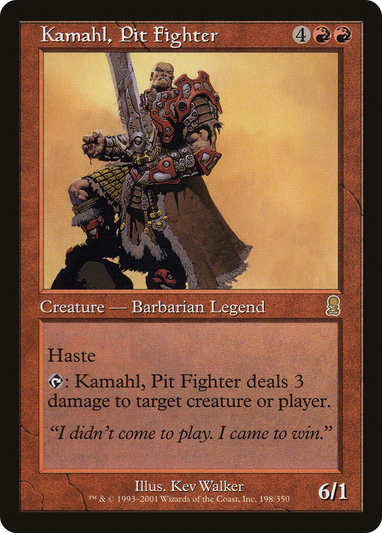 Kamahl, Pit Fighter [Odyssey]-1