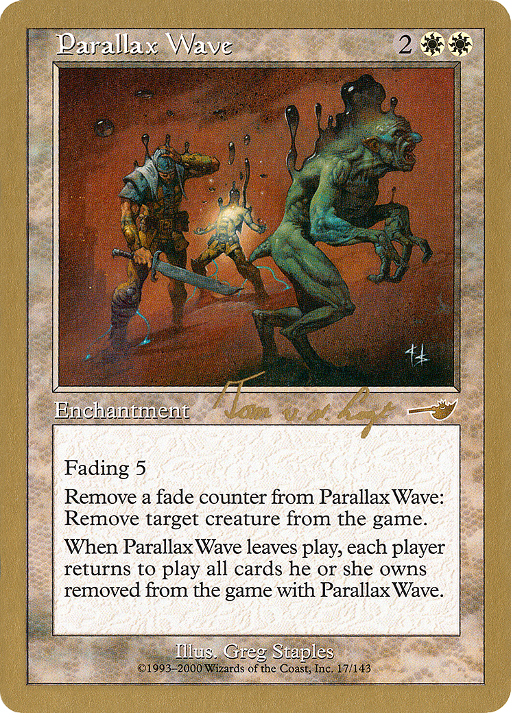 Parallax Wave - 2000 Tom van de Logt (NMS) (WCD-) - World Championship Decks 2000-1