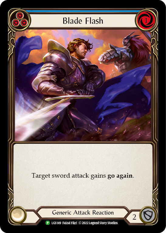 Blade Flash (Blue) [LGS149] (Promo)  Rainbow Foil-1