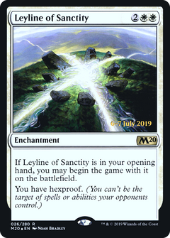 Leyline of Sanctity [Core Set 2020 Prerelease Promos]-1