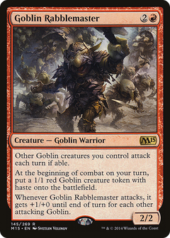 Goblin Rabblemaster [Magic 2015]-1