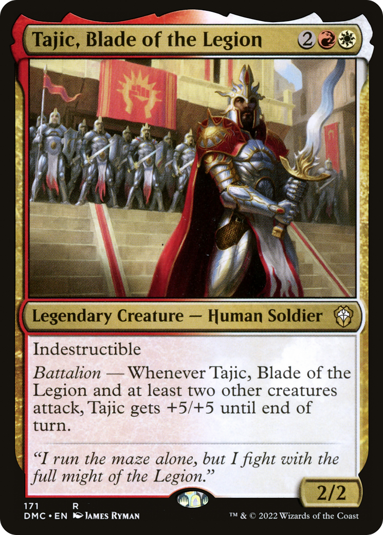 Tajic, Blade of the Legion [Dominaria United Commander]-1
