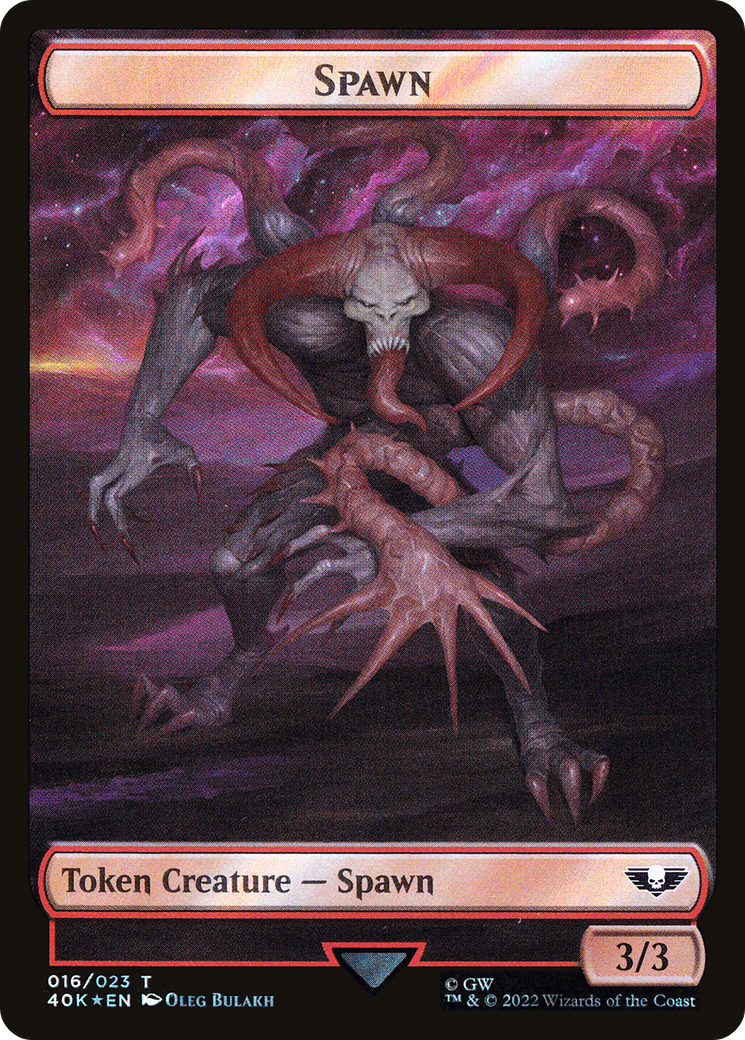 Spawn (T40K-16★) - Warhammer 40,000 Tokens Foil-1