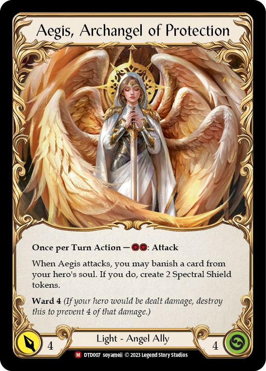 Figment of Protection // Aegis, Archangel of Protection [DTD007] (Dusk Till Dawn)-2