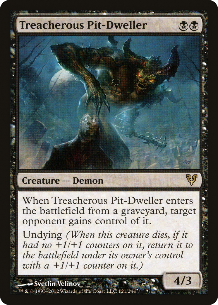 Treacherous Pit-Dweller (AVR-121) - Avacyn Restored Foil-1