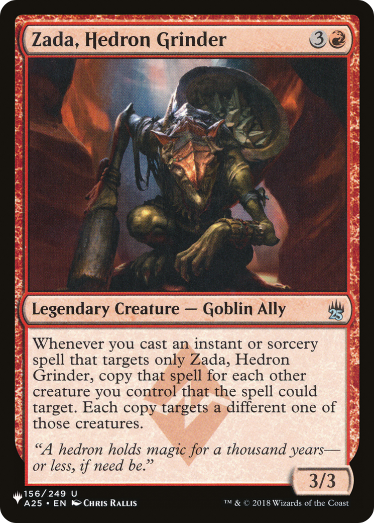 Zada, Hedron Grinder (LIST-156/249) - The List-1
