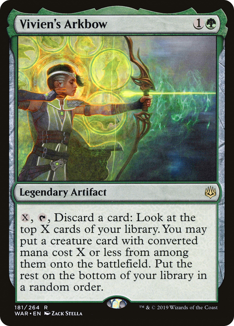 Vivien's Arkbow (WAR-181) - War of the Spark Foil-1