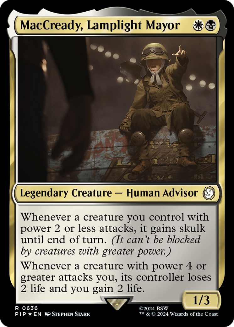 MacCready, Lamplight Mayor (Surge Foil) [Fallout]-1