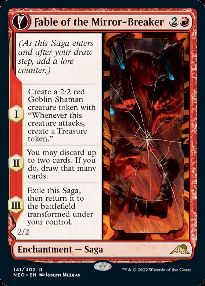 Fable of the Mirror-Breaker // Reflection of Kiki-Jiki [Kamigawa: Neon Dynasty]-1