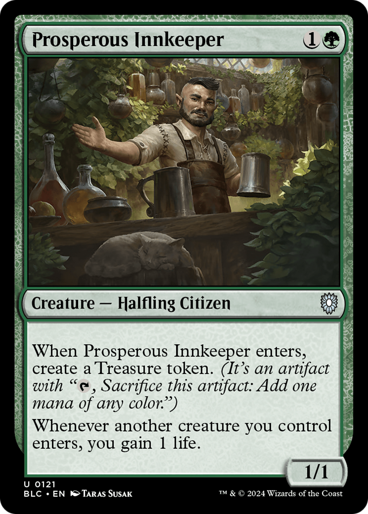 Prosperous Innkeeper [Bloomburrow Commander]-1