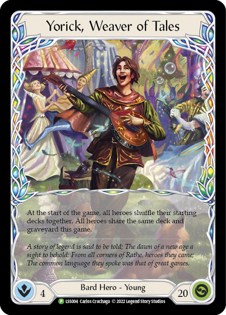 Yorick, Weaver of Tales [LSS004] (Promo)  Cold Foil-1