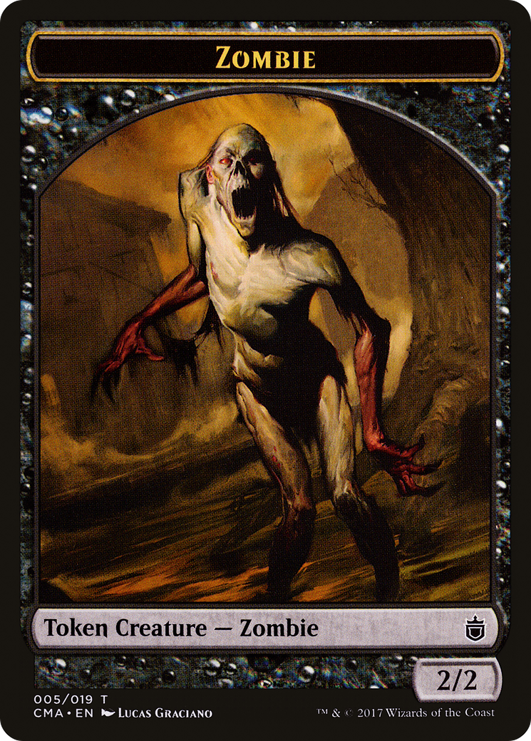 Zombie Token (005) (CMA-005) - Commander Anthology Tokens-1