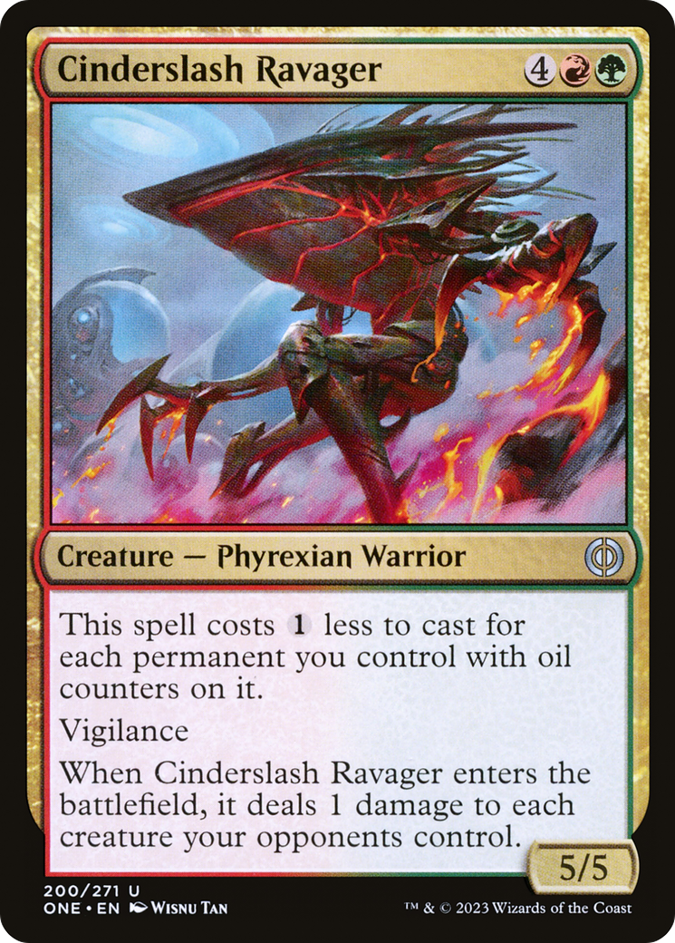 Cinderslash Ravager [Phyrexia: All Will Be One]-1