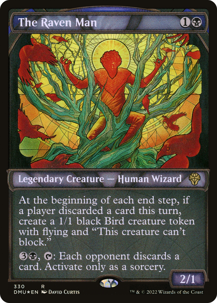The Raven Man (Showcase Textured) [Dominaria United]-1