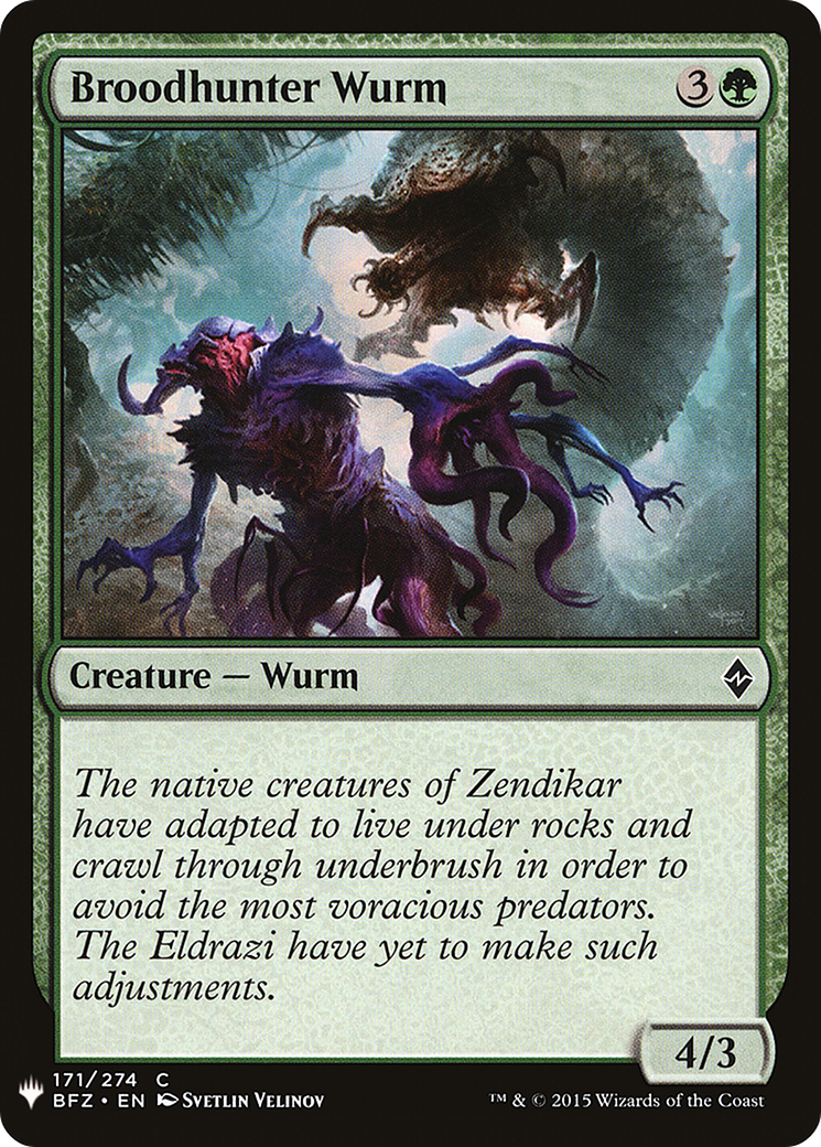 Broodhunter Wurm [Mystery Booster]-1