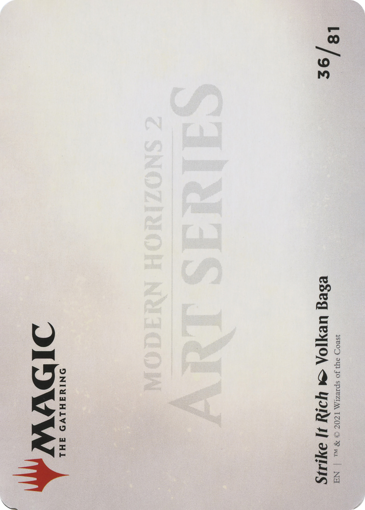 Strike It Rich // Strike It Rich (AMH2-036) - Modern Horizons 2 Art Series (Borderless)-2