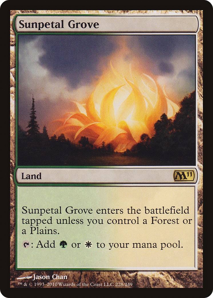 Sunpetal Grove [Magic 2011]-1