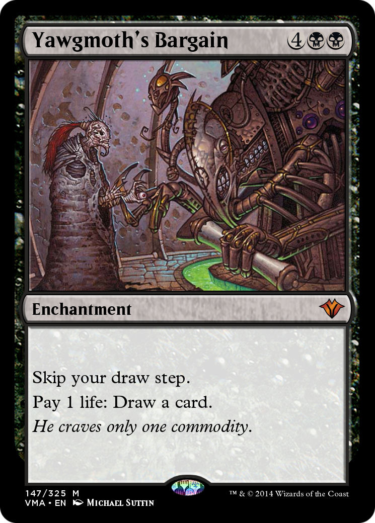Yawgmoth's Bargain (VMA-147) - Vintage Masters-1
