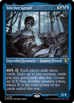 Stitcher Geralf (CMM-496) - Commander Masters Etched Foil-1