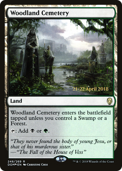 Woodland Cemetery (PRE-248) - Dominaria Promos Foil-1
