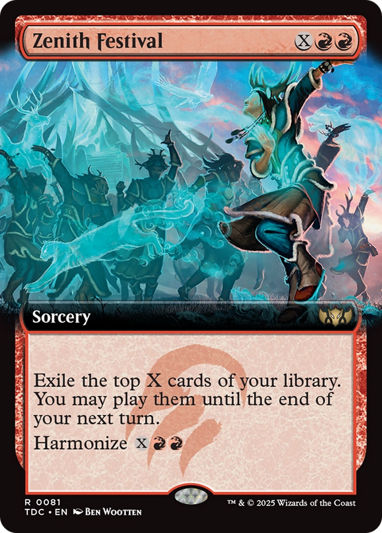 Zenith Festival (Extended Art) [Tarkir: Dragonstorm Commander]-1