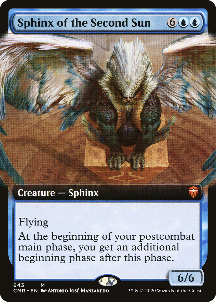 Sphinx of the Second Sun (Extended Art) [Commander Legends]-1