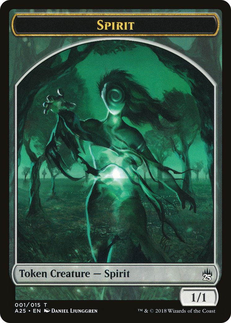 Spirit Token (001/015) [Masters 25 Tokens]-1