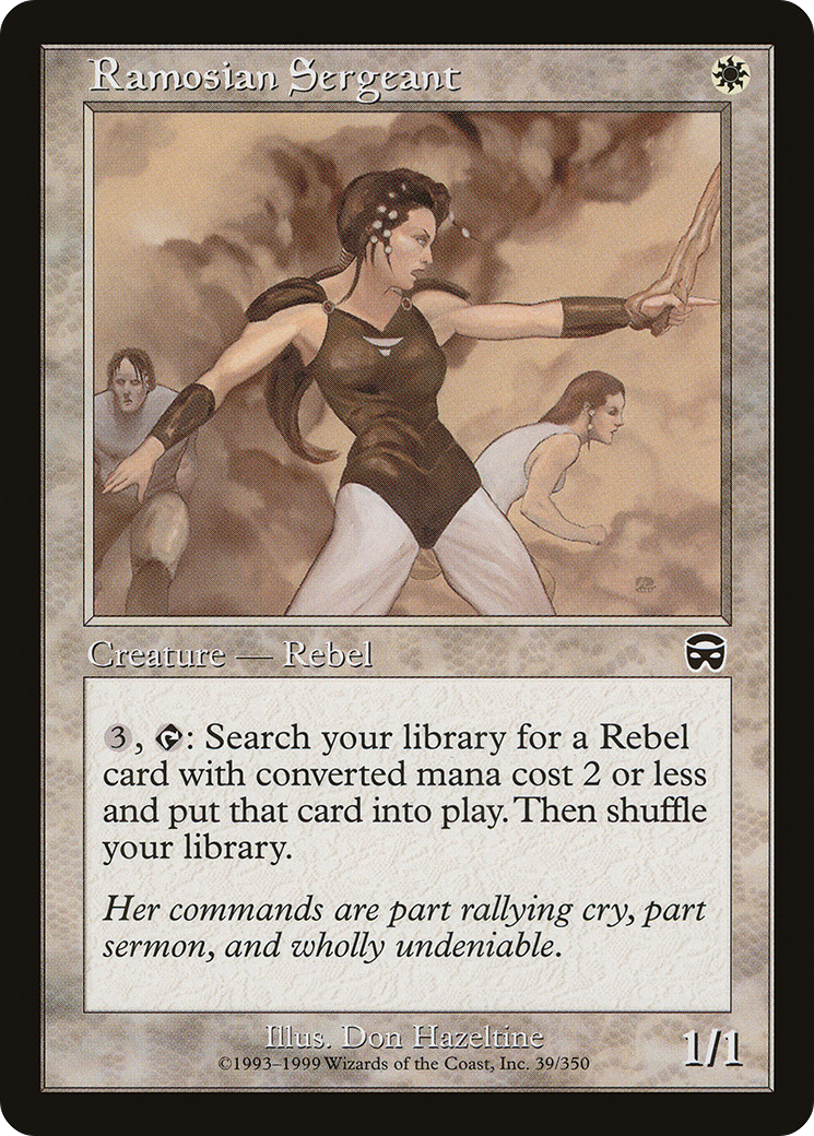 Ramosian Sergeant [Mercadian Masques]-1