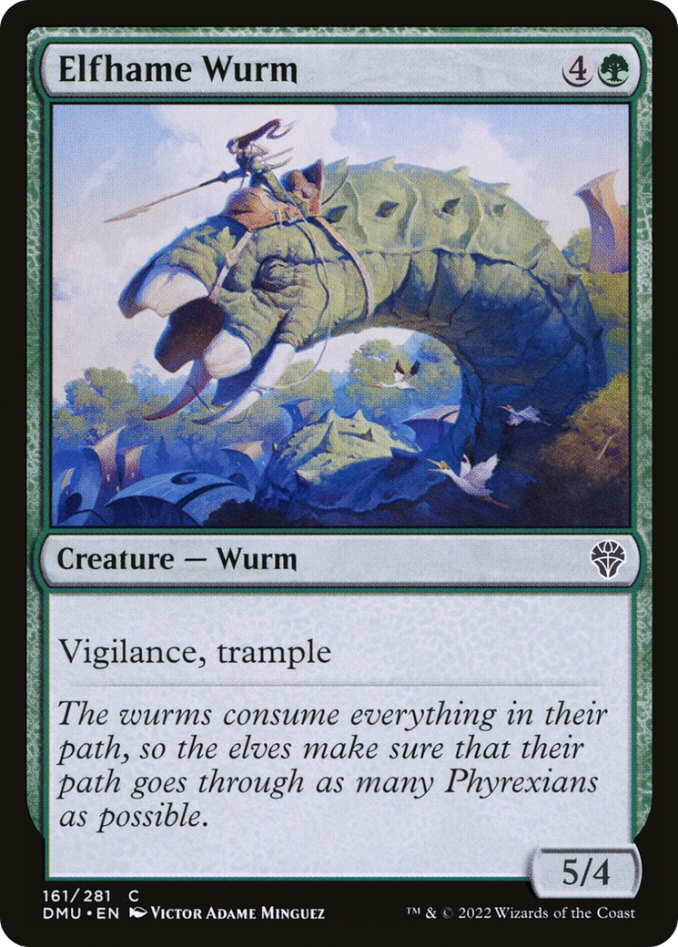 Elfhame Wurm [Dominaria United]-1