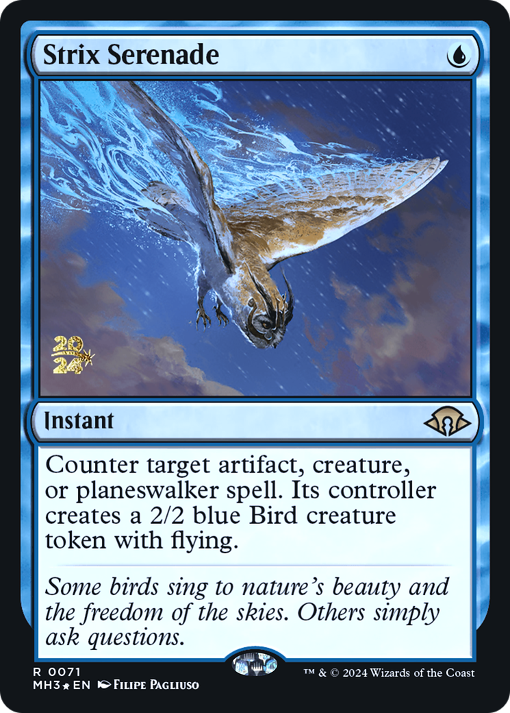Strix Serenade [Modern Horizons 3 Prerelease Promos]-1