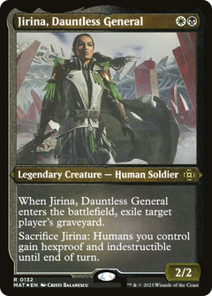 Jirina, Dauntless General (MAT-132) - March of the Machine: The Aftermath Etched Foil-1