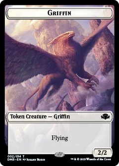 Griffin Token [Dominaria Remastered Tokens]-1