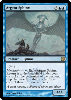 Argent Sphinx (TD2-013) - Duel Decks: Mirrodin Pure vs. New Phyrexia-1