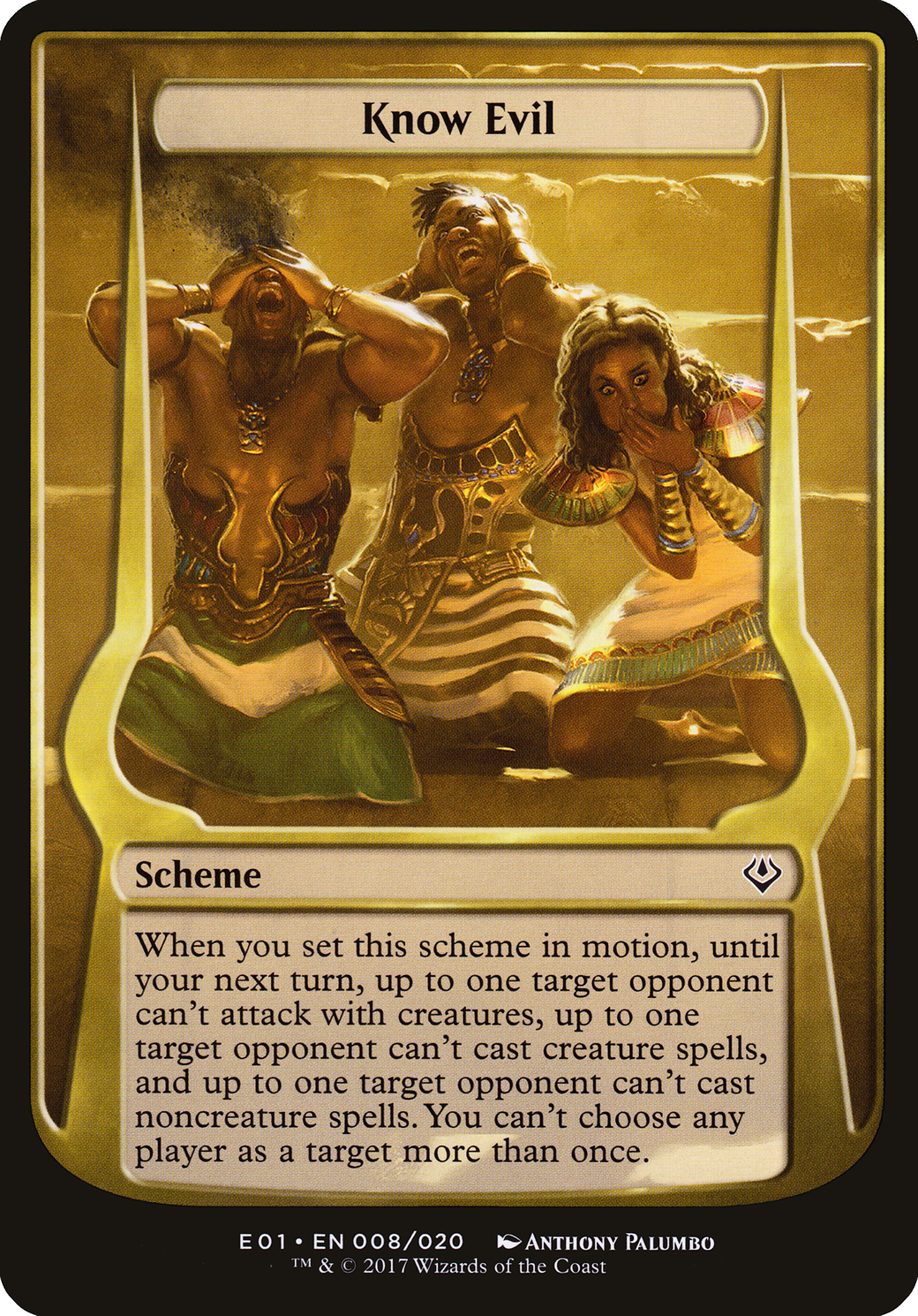 Know Evil (Schemes) [Archenemy: Nicol Bolas Schemes]-1