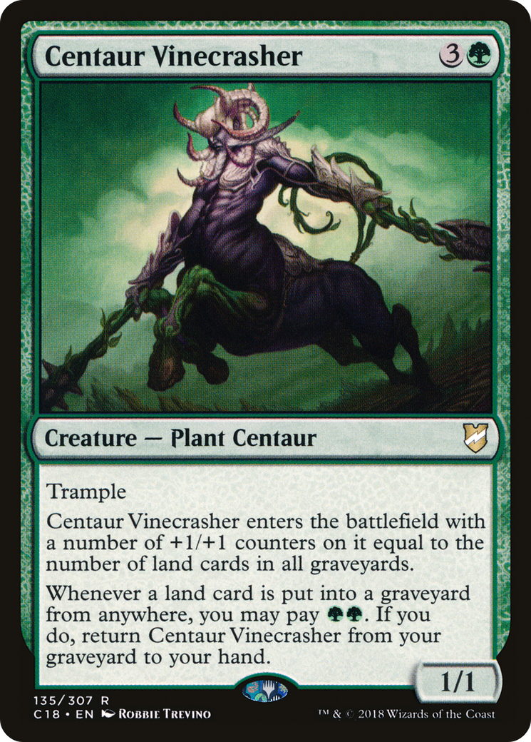 Centaur Vinecrasher [Commander 2018]-1