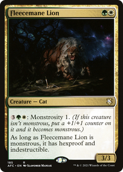 Fleecemane Lion [Dungeons & Dragons: Adventures in the Forgotten Realms Commander]-1