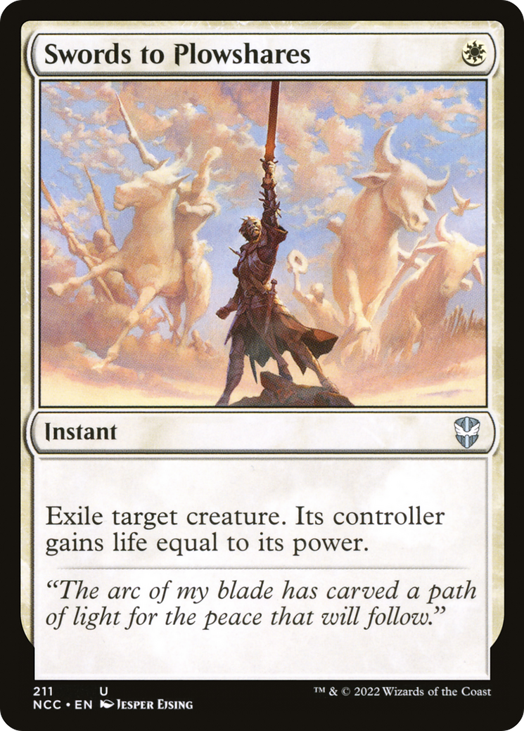 Swords to Plowshares [Streets of New Capenna Commander]-1