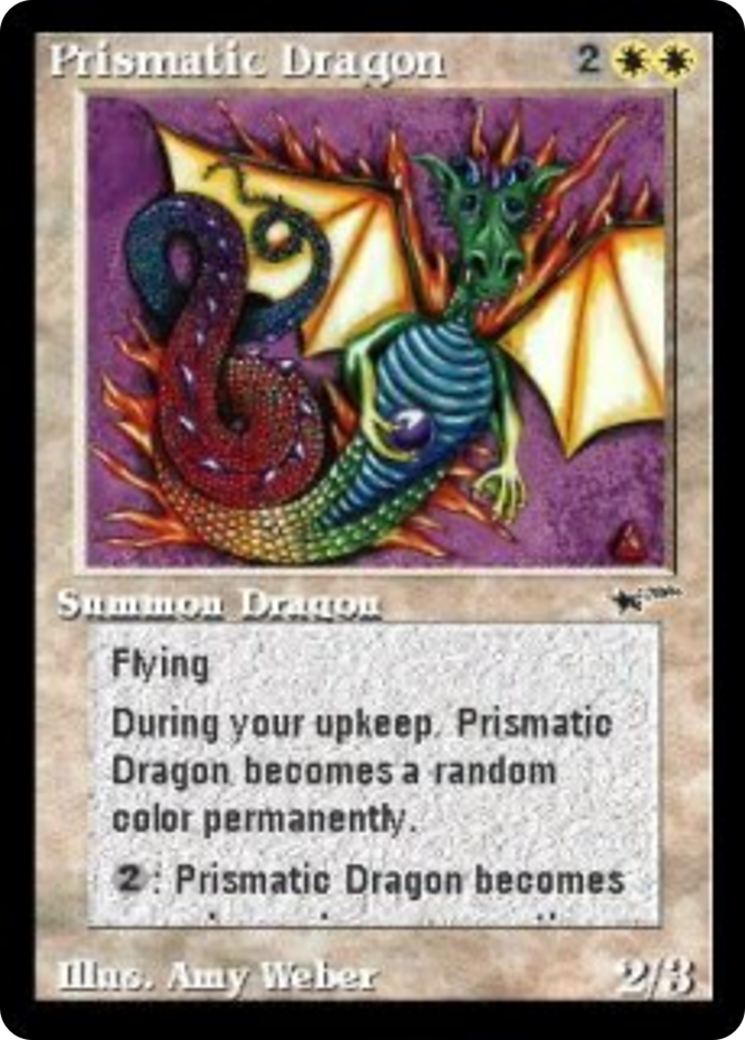 Prismatic Dragon (PAST-008) - Astral Cards-1