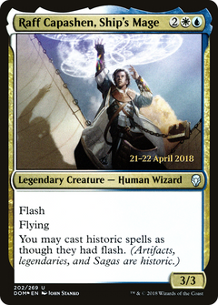 Raff Capashen, Ship's Mage [Dominaria Prerelease Promos]-1