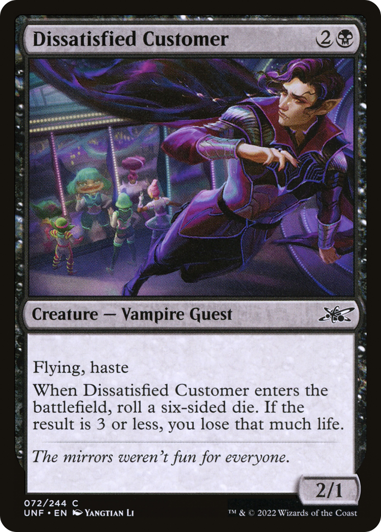 Dissatisfied Customer [Unfinity]-1