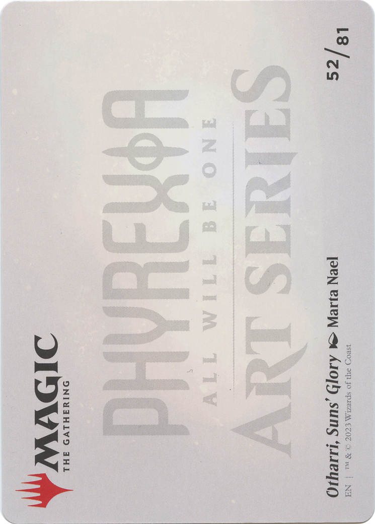 Otharri, Suns' Glory // Otharri, Suns' Glory (AONE-052) - Phyrexia: All Will Be One Art Series (Borderless)-2
