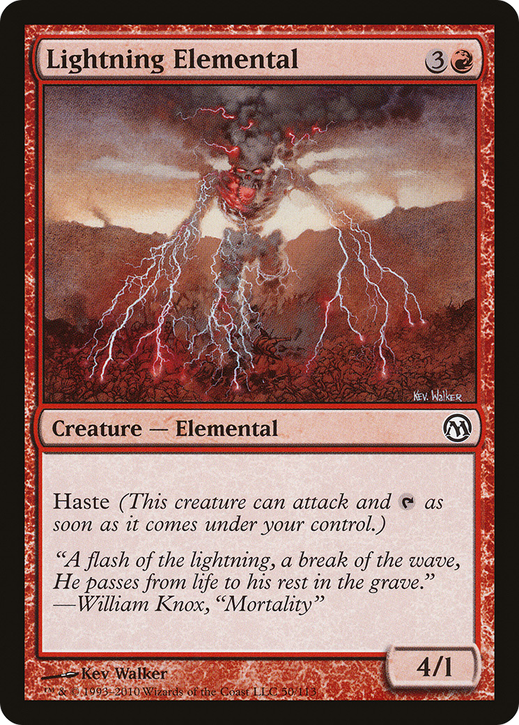 Lightning Elemental [Duels of the Planeswalkers]-1