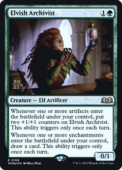 Elvish Archivist [Wilds of Eldraine Prerelease Promos]-1