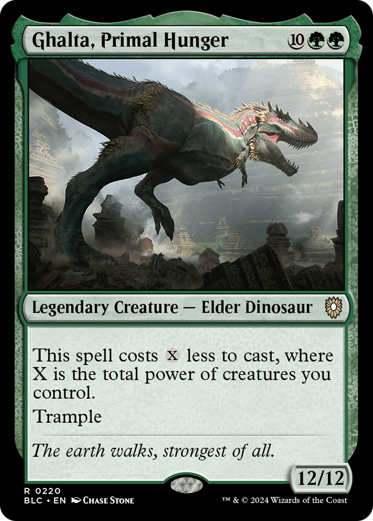 Ghalta, Primal Hunger [Bloomburrow Commander]-1