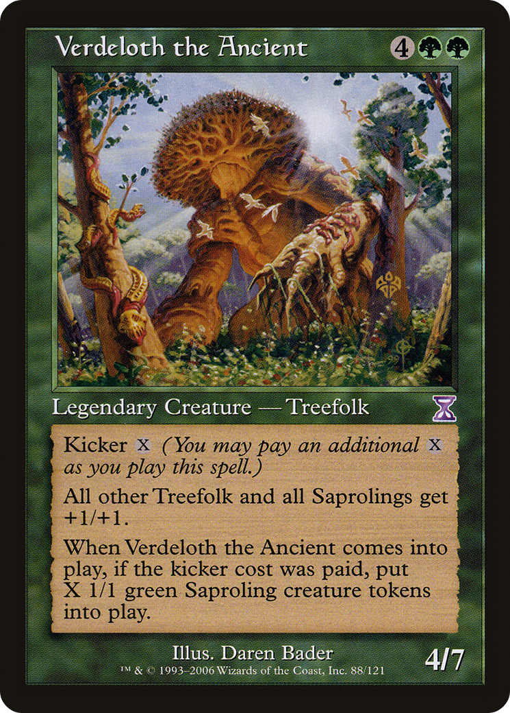 Verdeloth the Ancient (TSB-088) - Time Spiral Timeshifted Foil-1