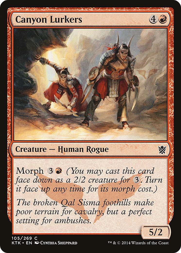 Canyon Lurkers [Khans of Tarkir]-1